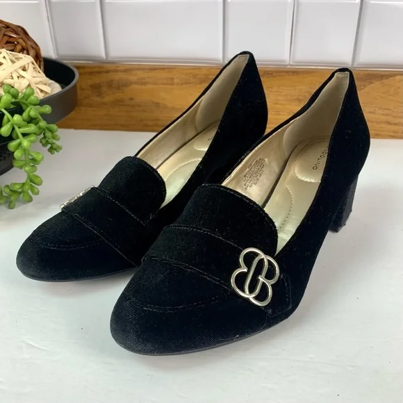 Bandolino Shoes Bandolino Womens Diane Black Velvet Block